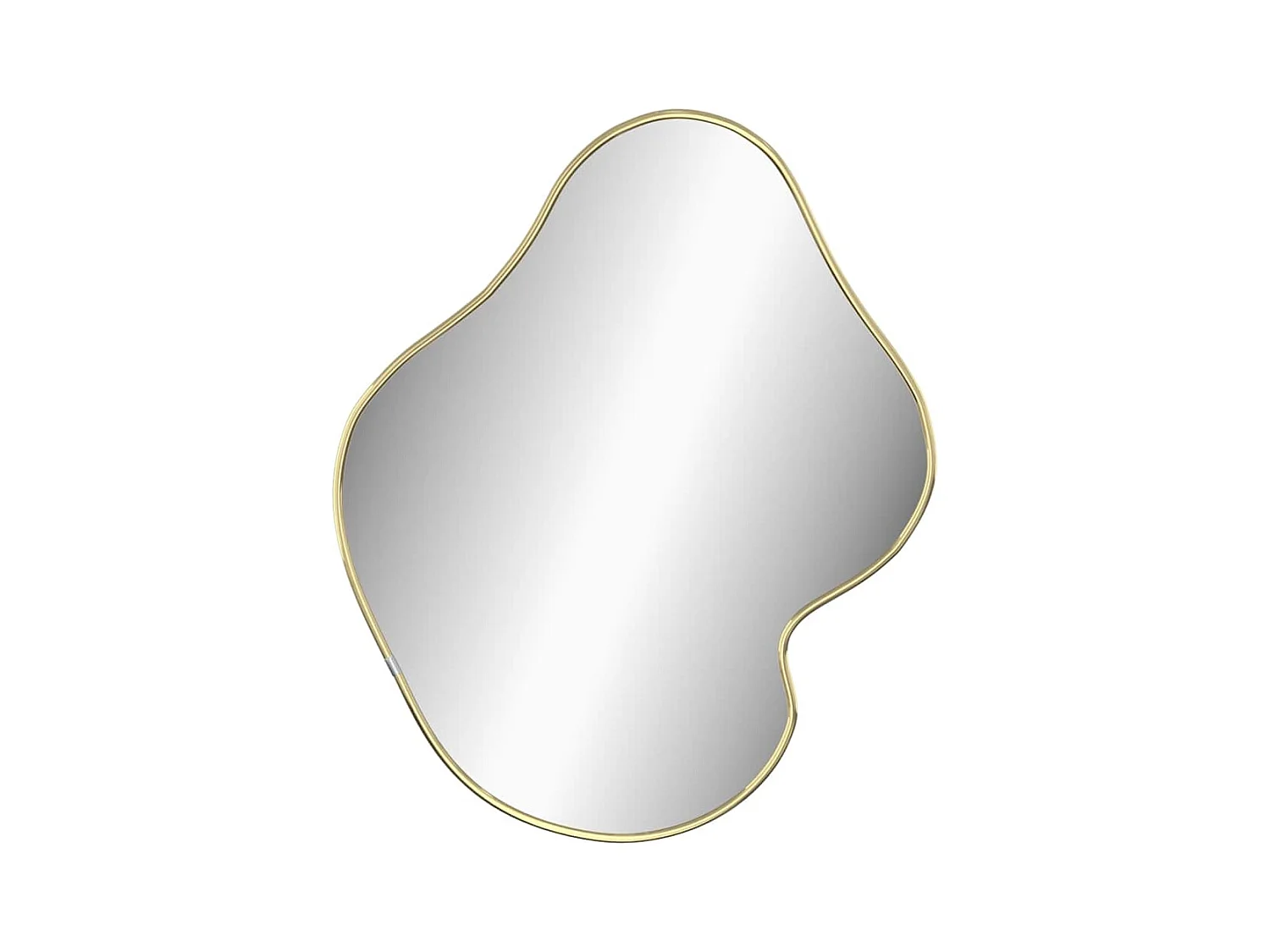 Specchio da parete dorato 50x40 cm