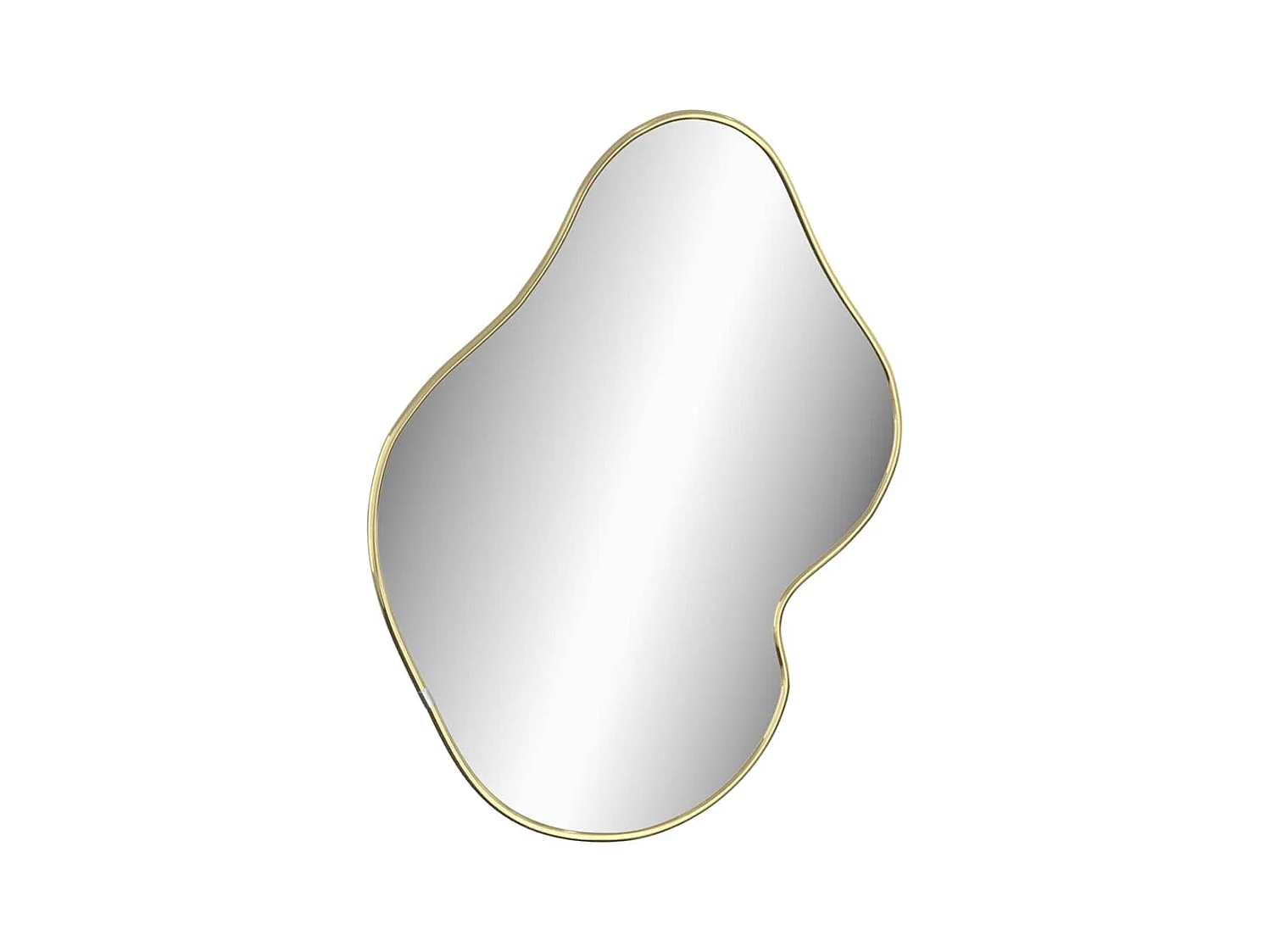 Specchio da parete dorato 50x40 cm