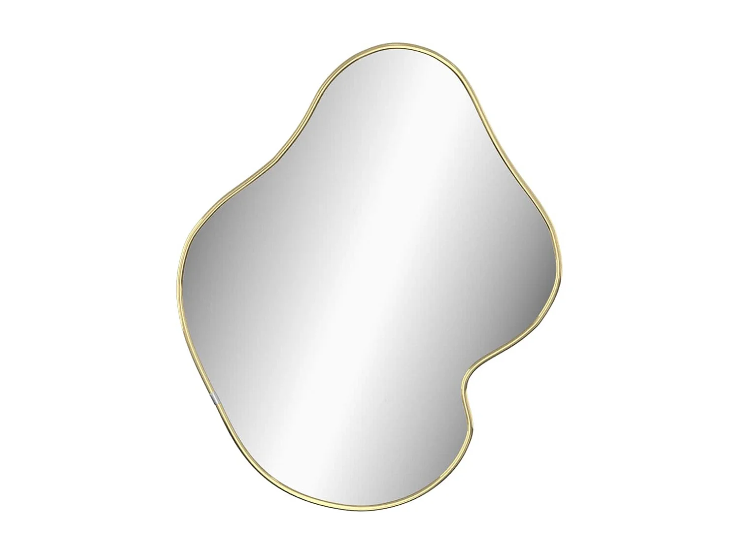 Espejo de pared dorado 50x40 cm