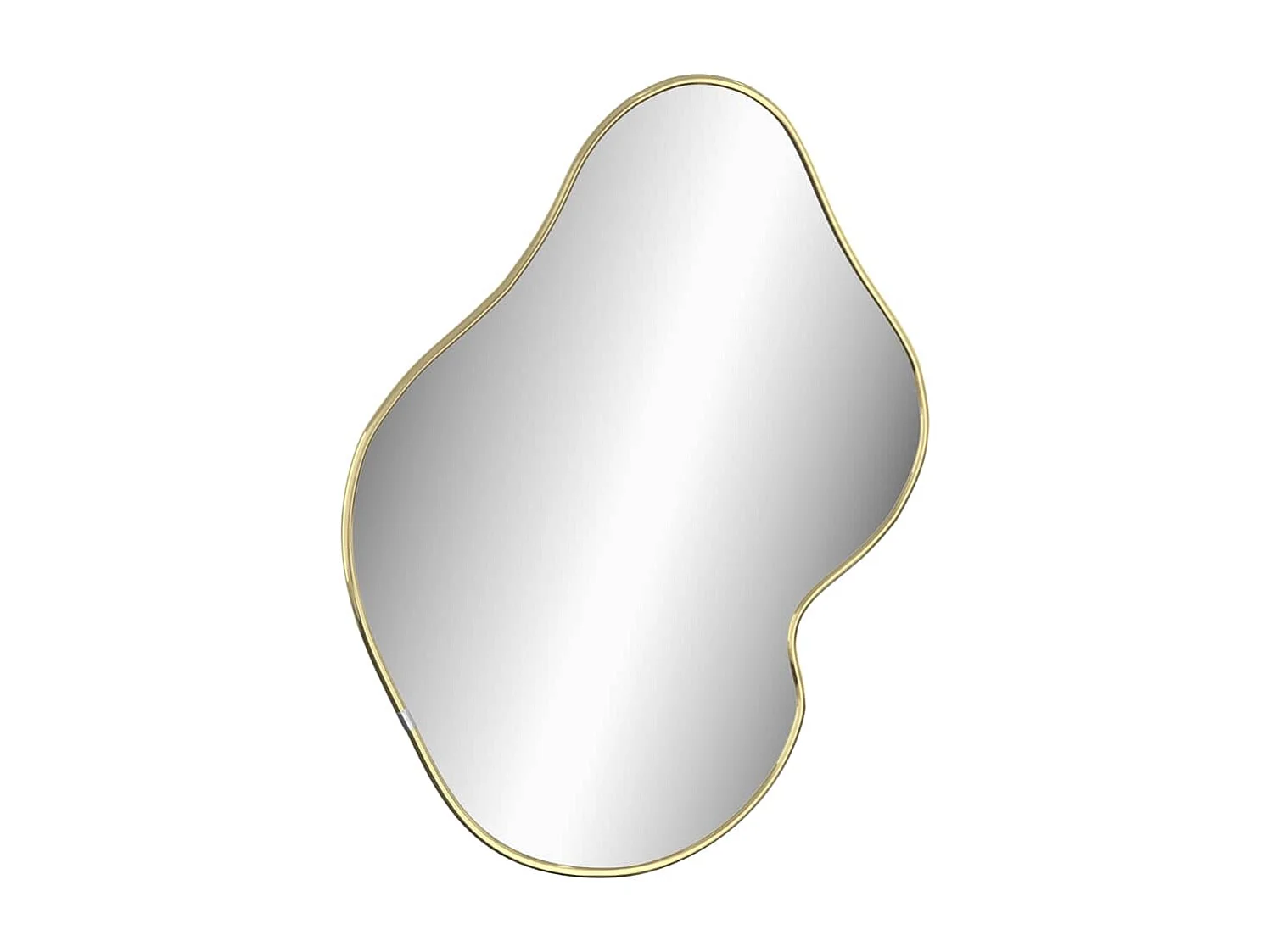 Espejo de pared dorado 50x40 cm