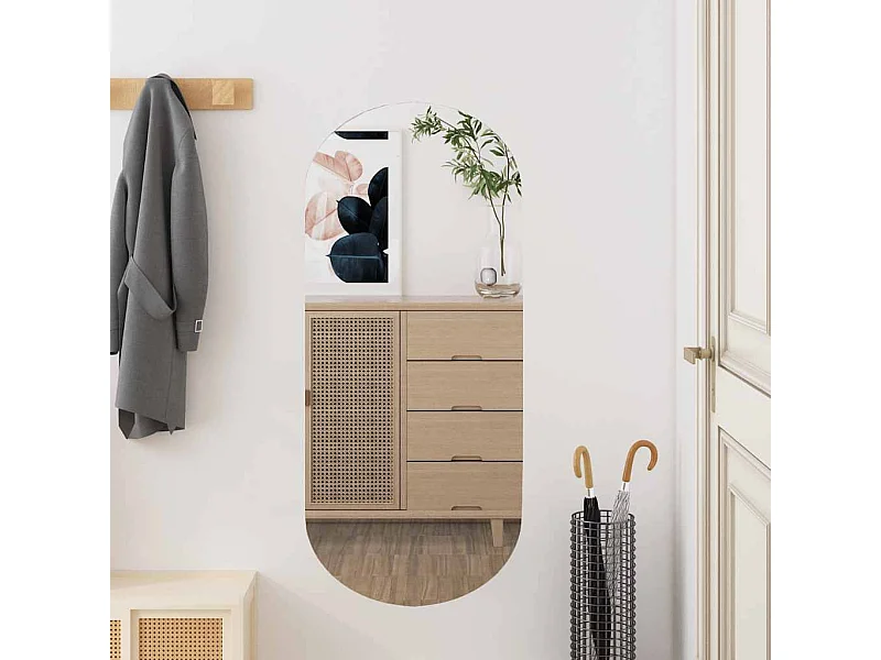 Espejo de pared 35x80 cm Cristal ovalado