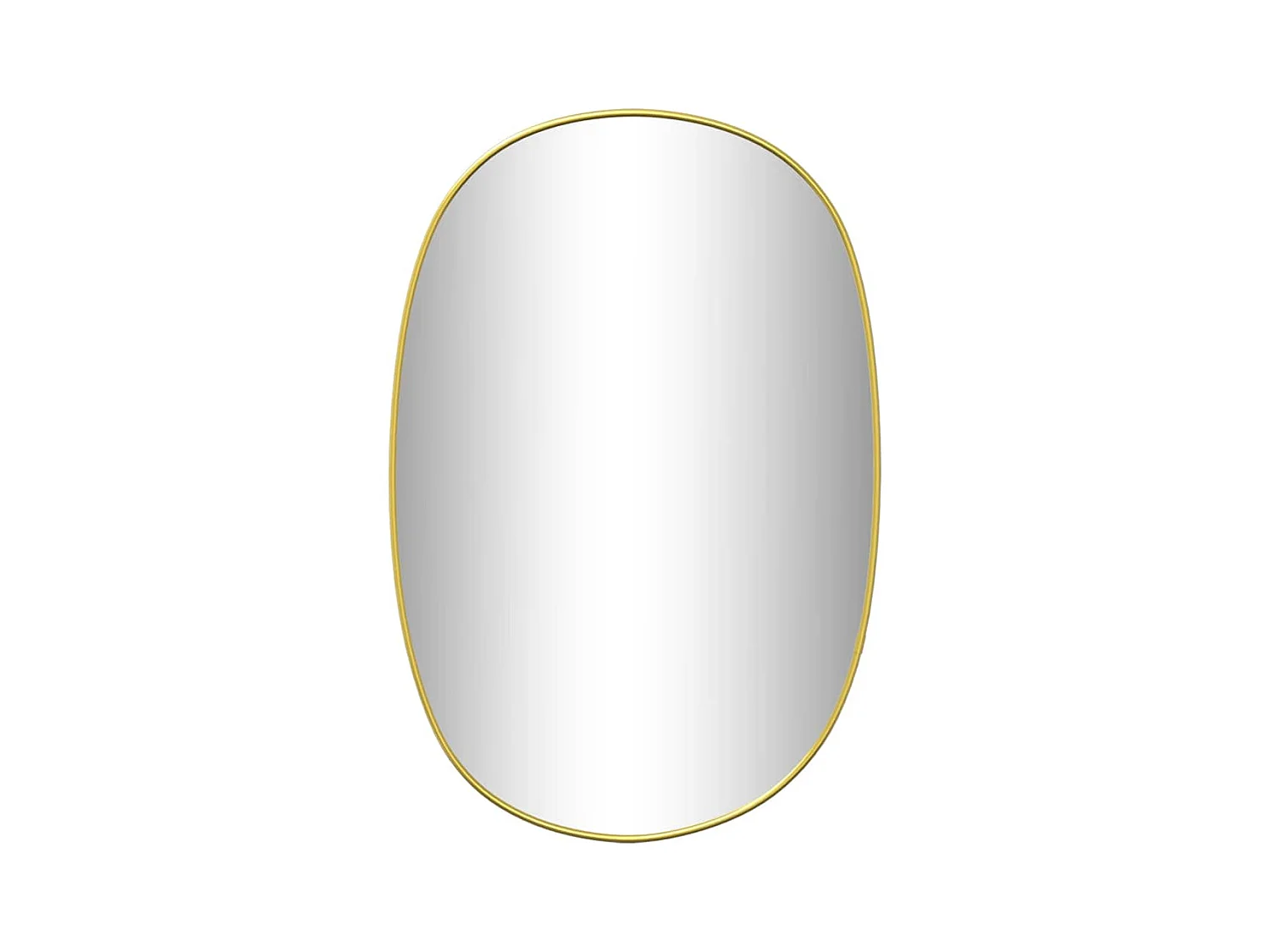 Goldener Wandspiegel 50x35 cm