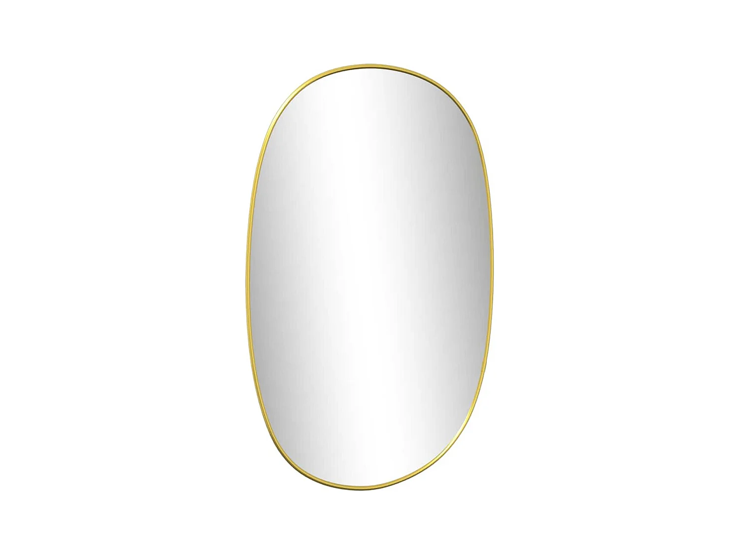 Goldener Wandspiegel 50x35 cm