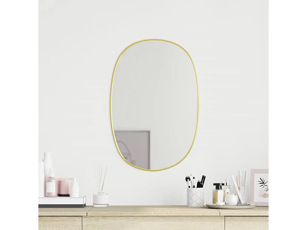 Miroir mural Doré 50x35 cm