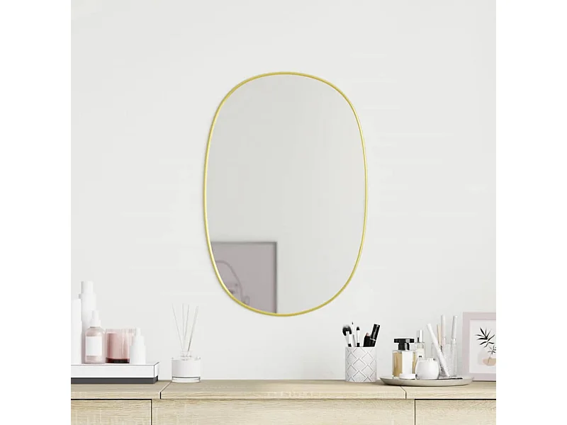 Miroir mural Doré 50x35 cm