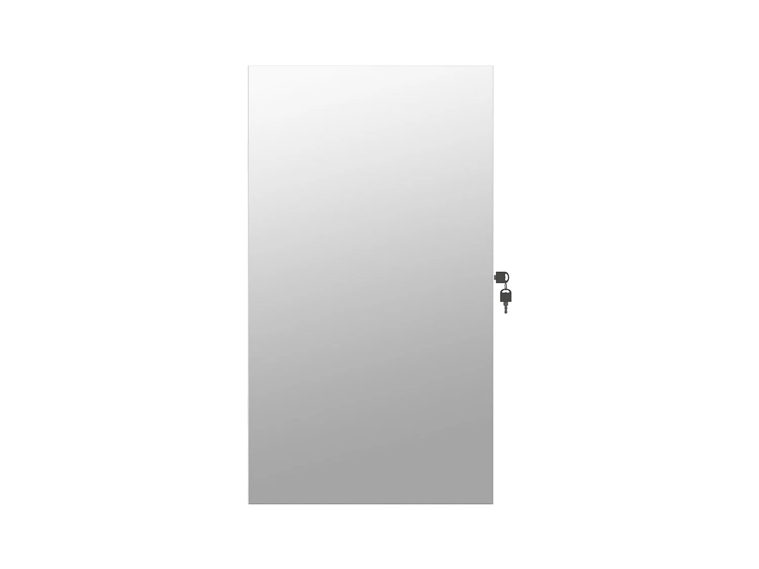 Mobile portagioielli con specchio e illuminazione a LED bianca sulla parete