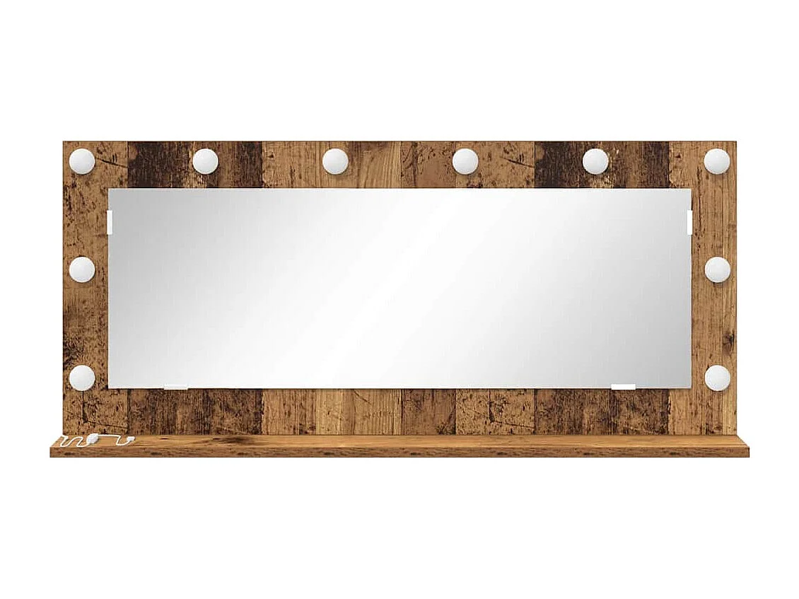 Miroir de vanité avec miroir Bois Ancien 100 x 45 x 18 cm