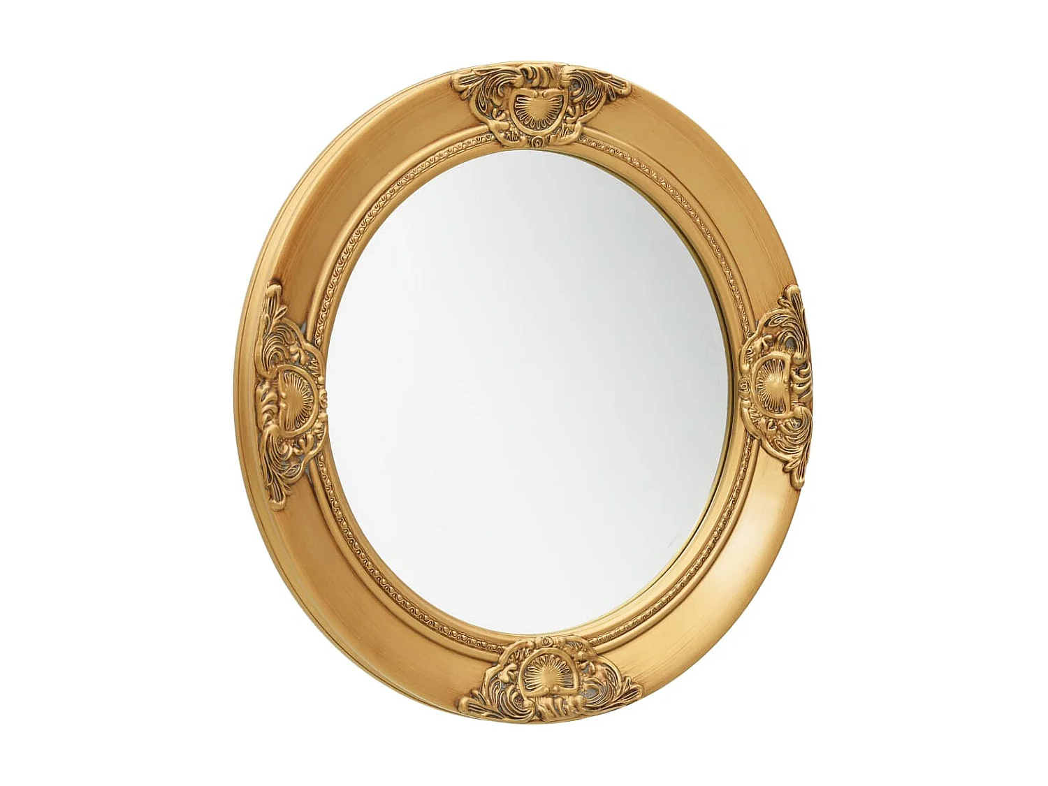 Espejo de pared estilo barroco 50 cm Dorado