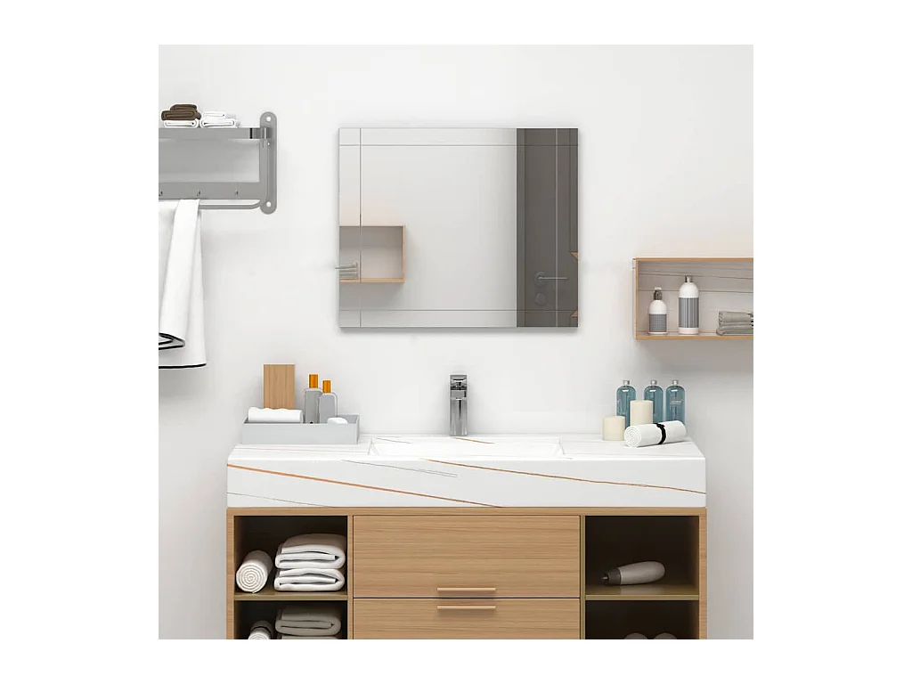 Specchio da parete 60x50 cm Vetro