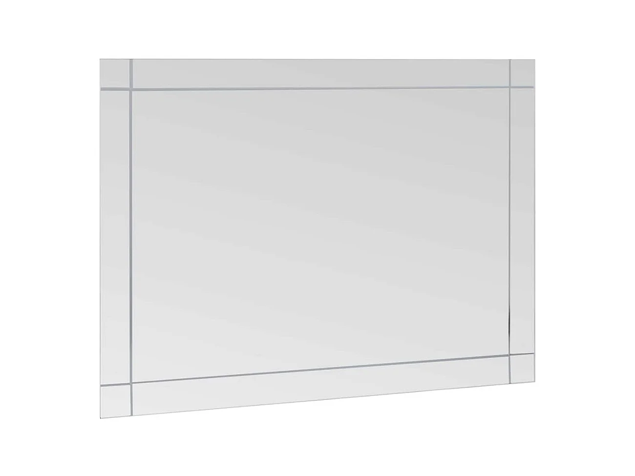 Specchio da parete 60x50 cm Vetro