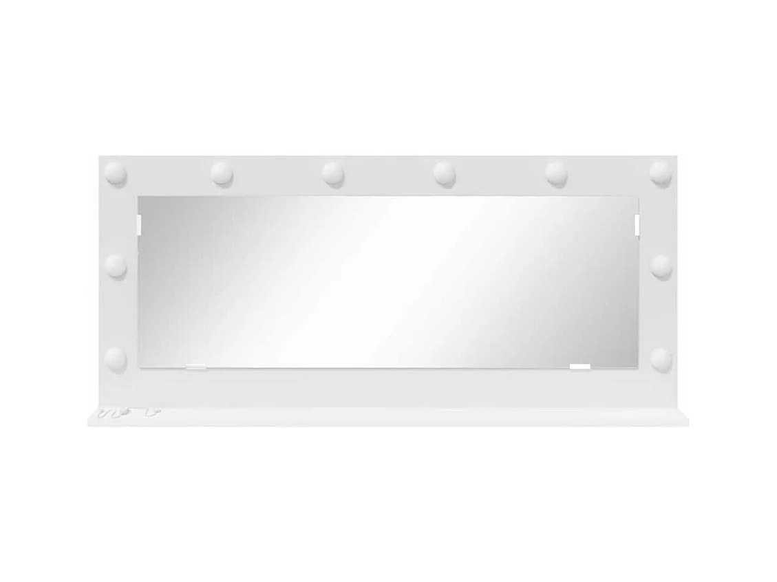 Kaptafelspiegel met LED-verlichting Wit 100 x 45 x 18 cm