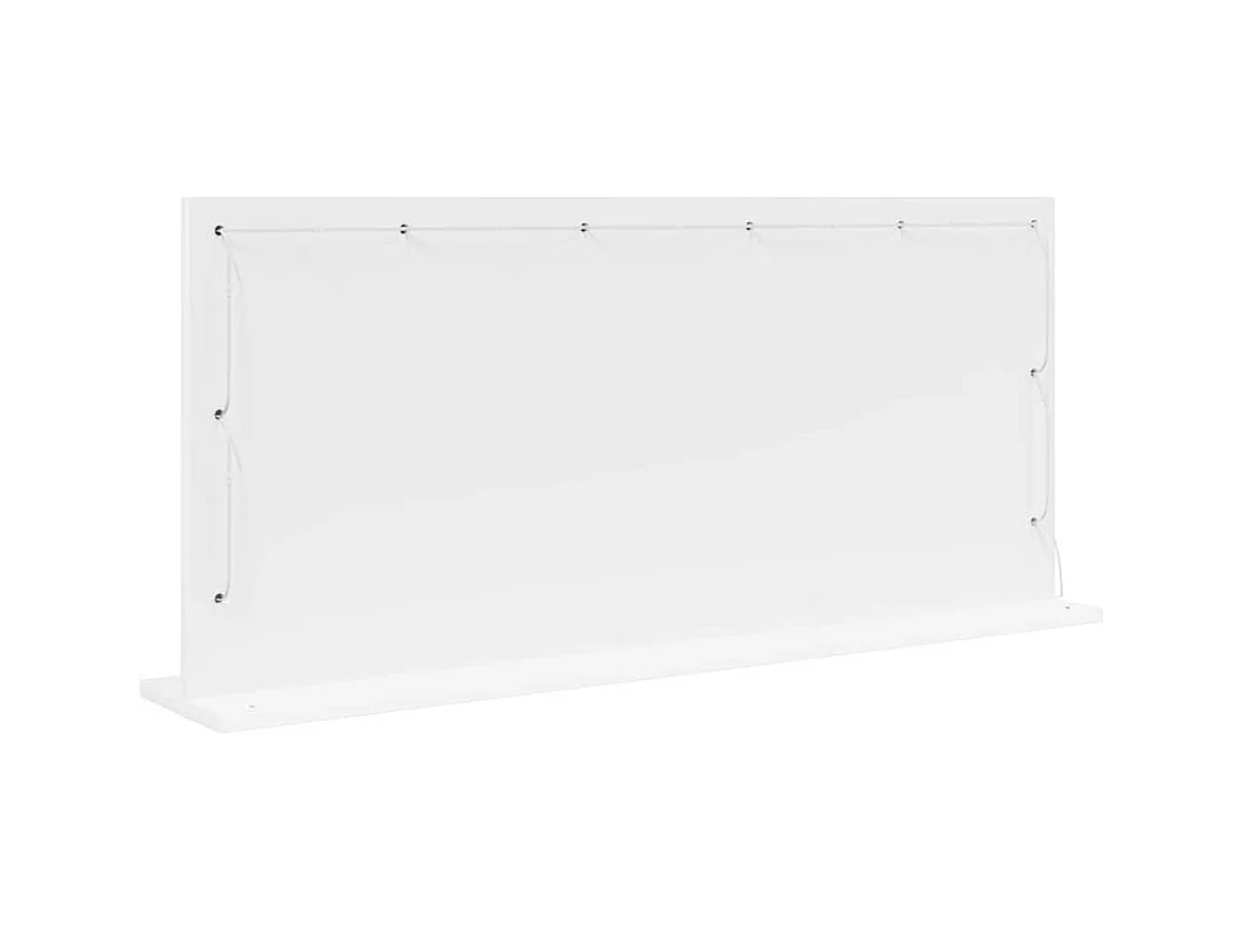 Kaptafelspiegel met LED-verlichting Wit 100 x 45 x 18 cm