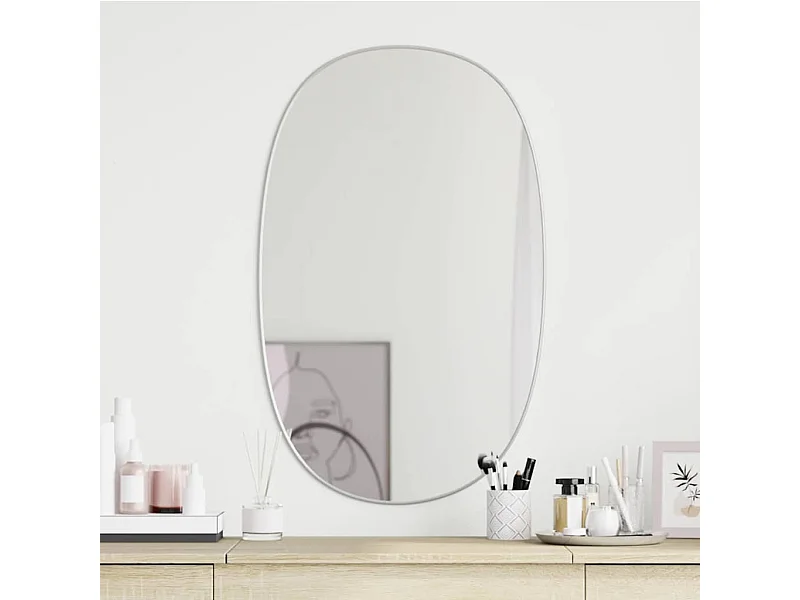 Miroir mural Argenté 70x45 cm