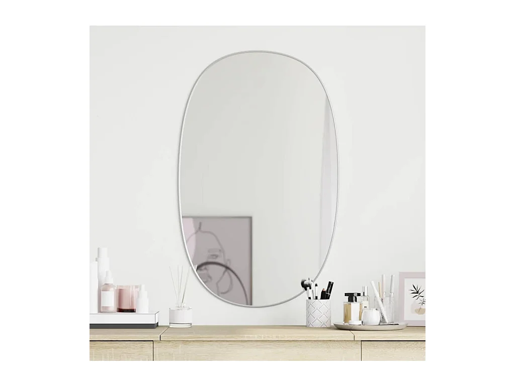 Miroir mural Argenté 70x45 cm