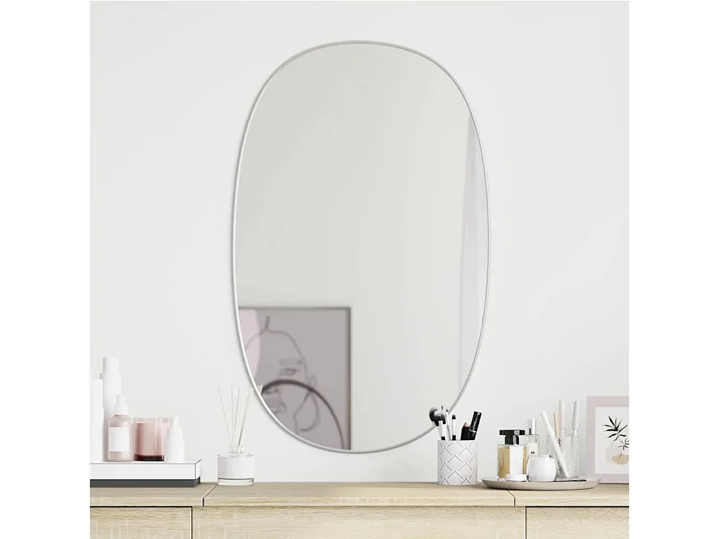 Miroir mural Argenté 70x45 cm