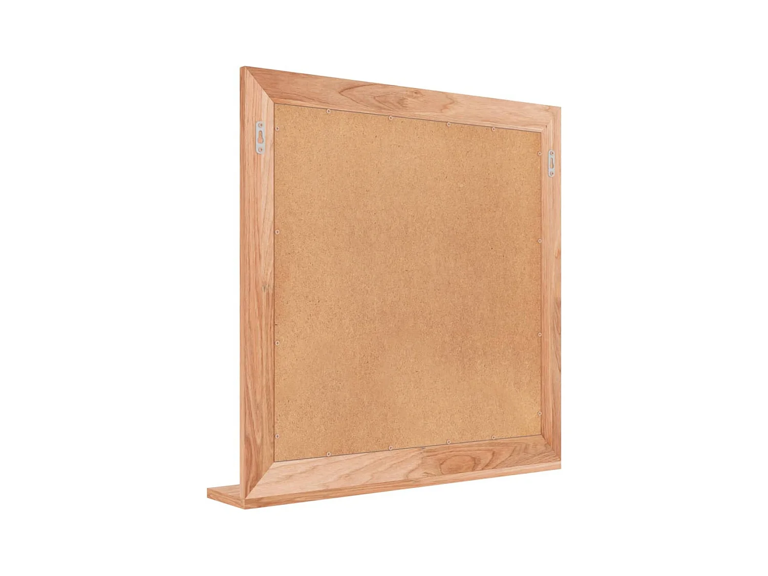 Wandspiegel 55x55 cm Massief notenhout