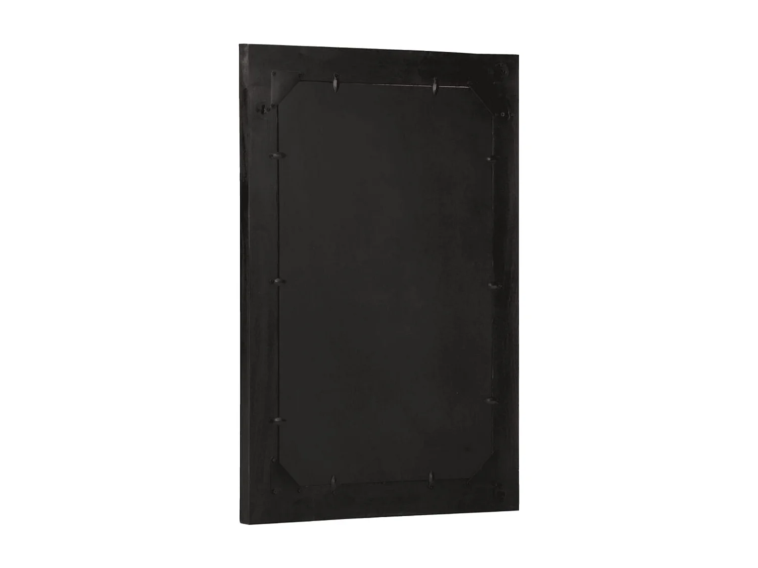 Espejo de baño 50x70x2,5 cm madera maciza de mango y cristal