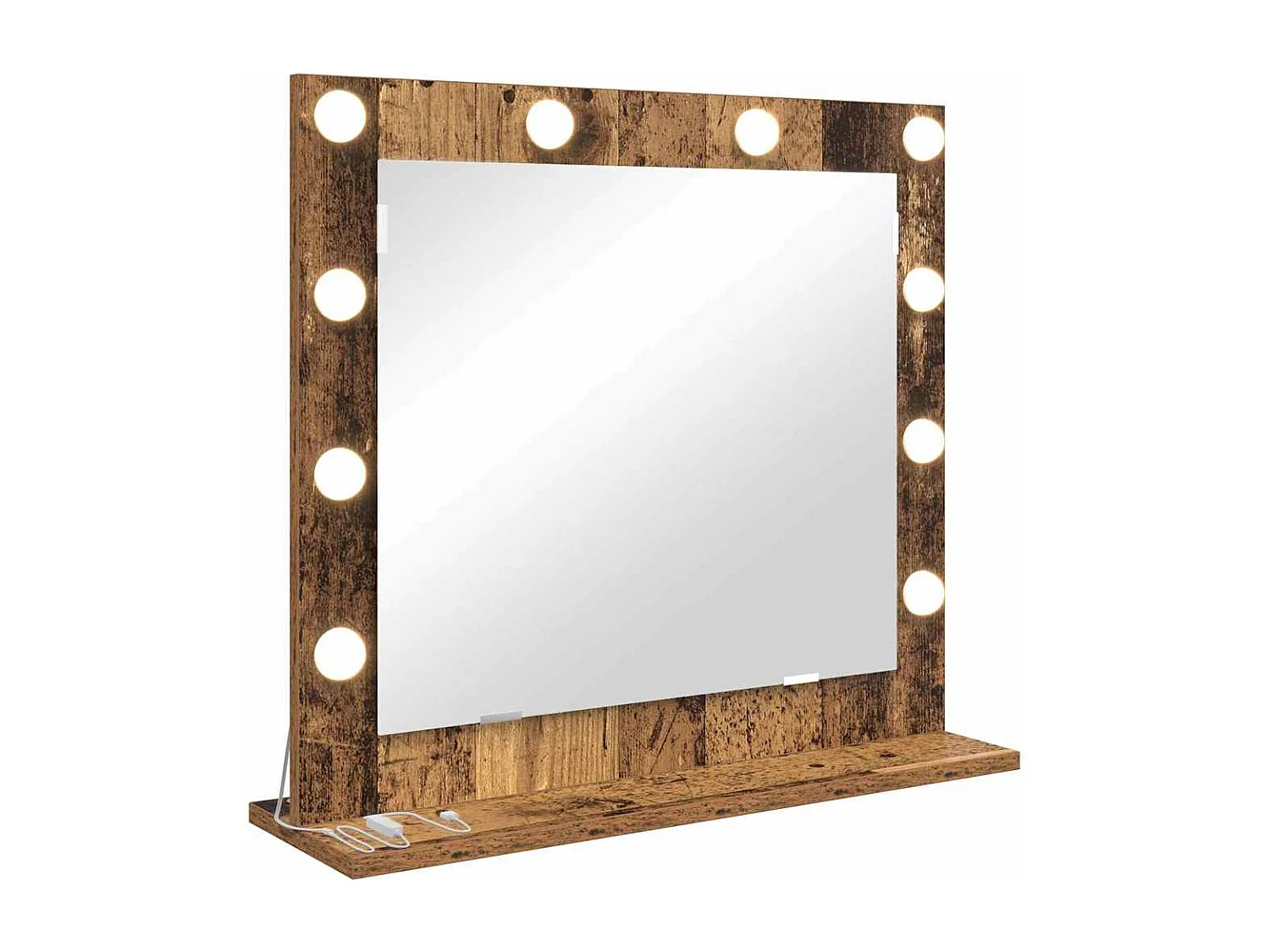 Miroir de vanité avec miroir Bois Ancien 60 x 55 x 18 cm