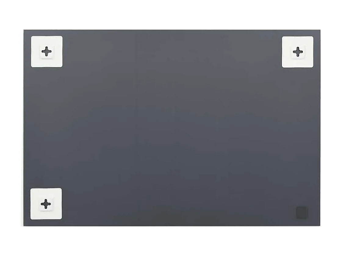 Specchio da parete con lampade a LED Rettangolare in Vetro