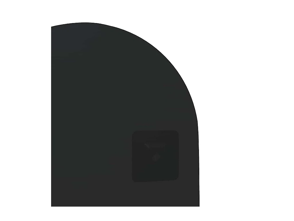 Wandspiegel met LED-verlichting 45x100 cm ovaal glas