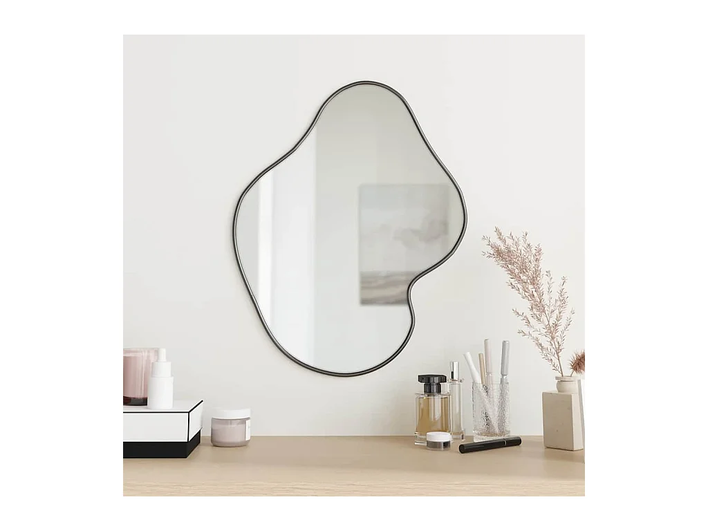 Miroir mural Noir 50x40 cm