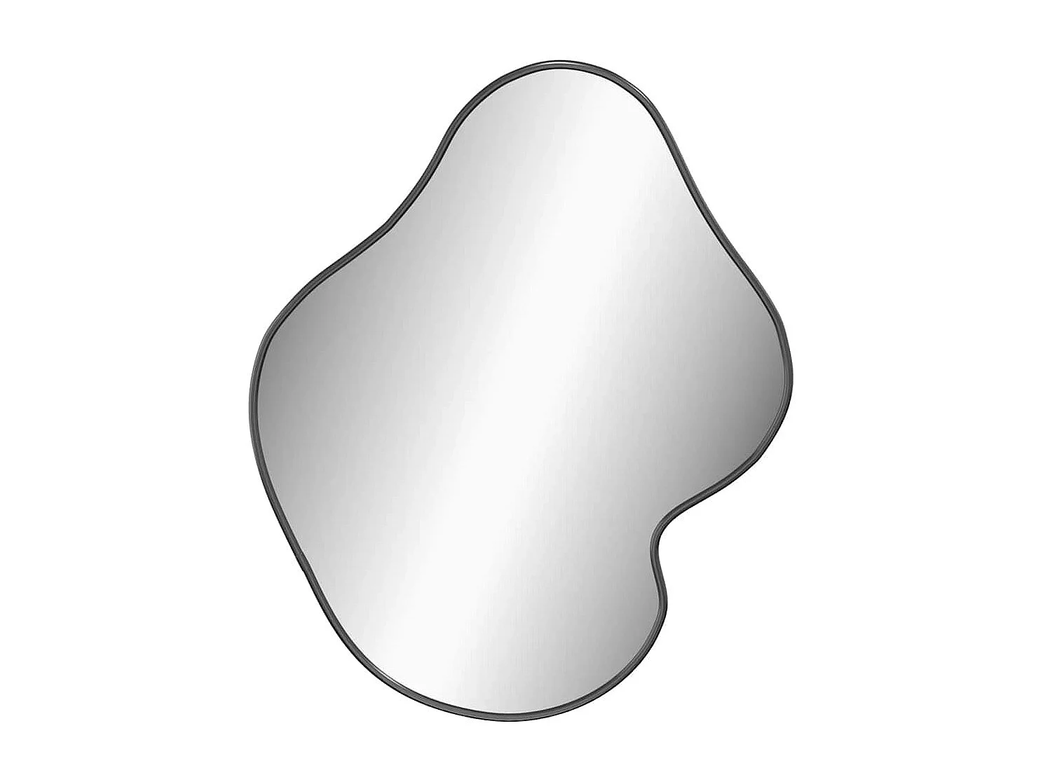 Miroir mural Noir 50x40 cm