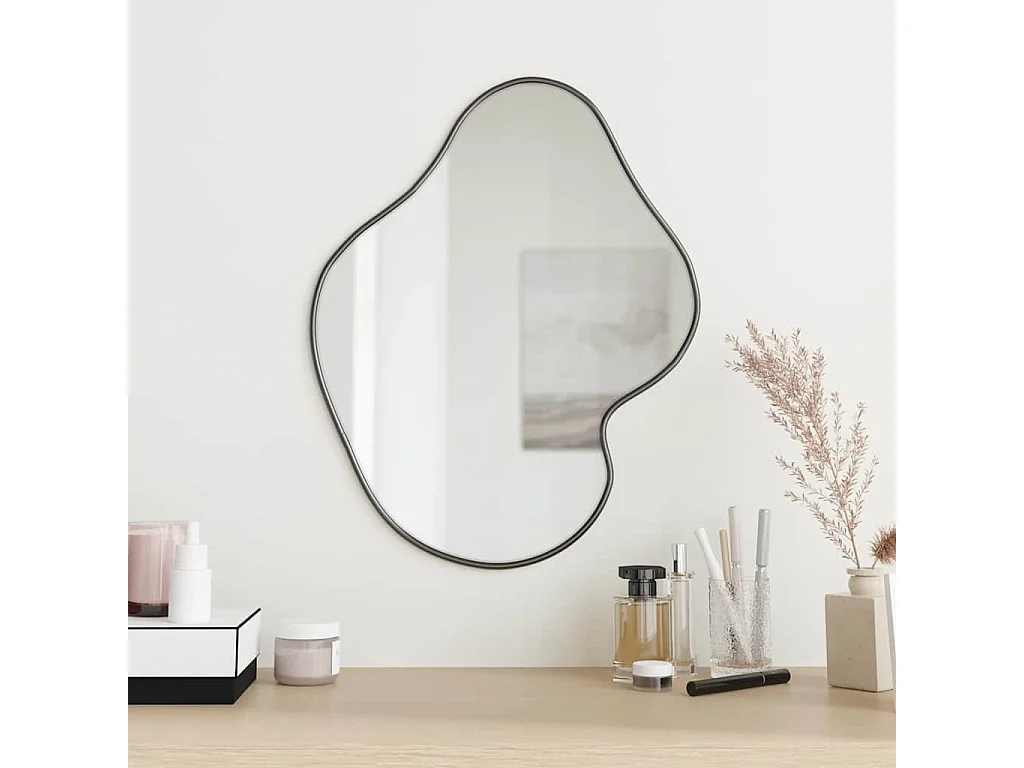 Miroir mural Noir 50x40 cm