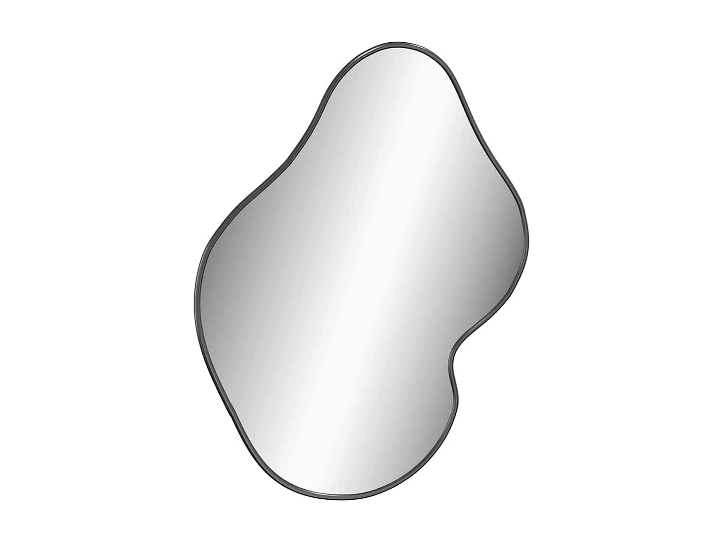 Miroir mural Noir 50x40 cm