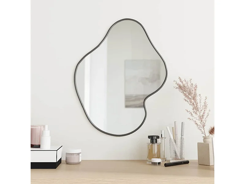 Miroir mural Noir 50x40 cm
