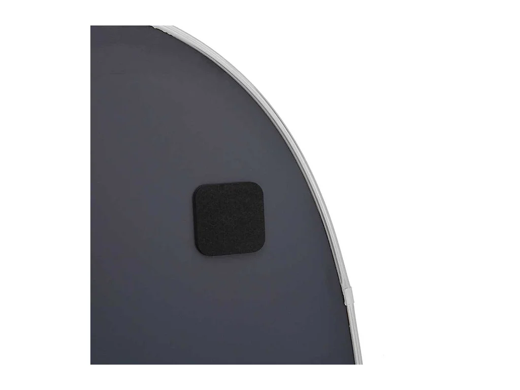 Specchio da parete argentato 60x40 cm