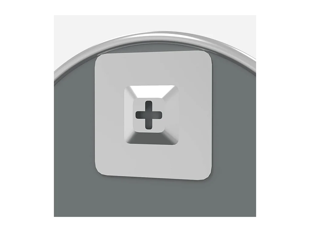 Zilveren wandspiegel Ø 20 cm Rond