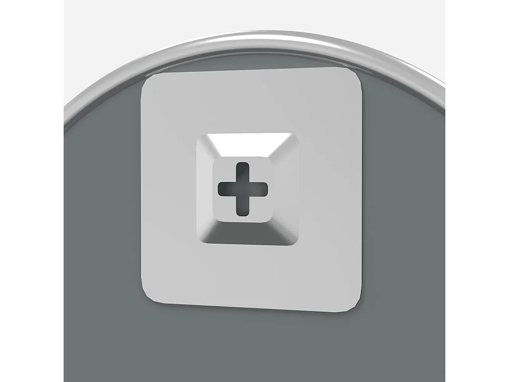 Espejo de pared plateado Ø 20 cm Redondo