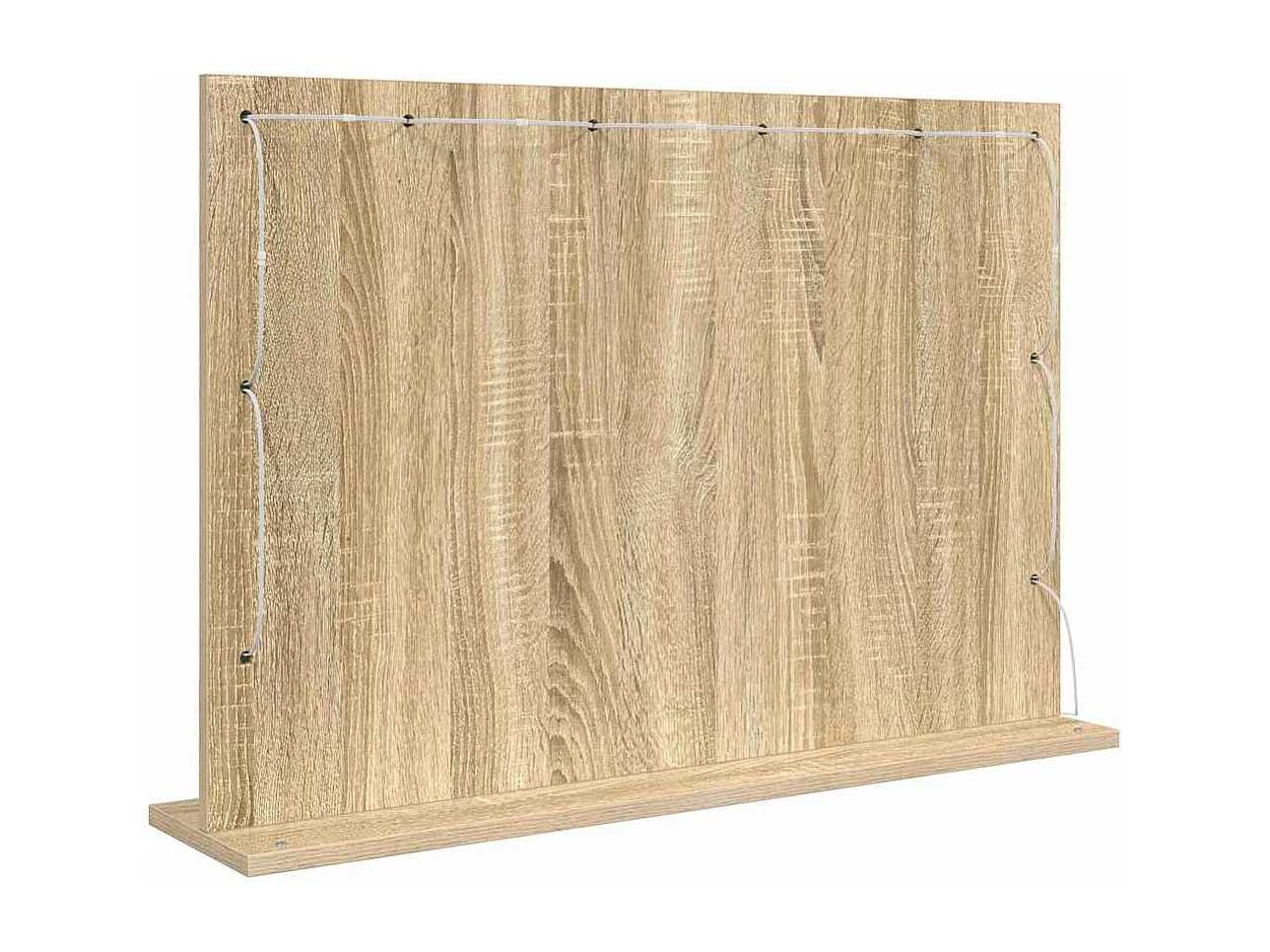 Miroir de vanité avec miroir Chêne Sonoma 80 x 55 x 18 cm