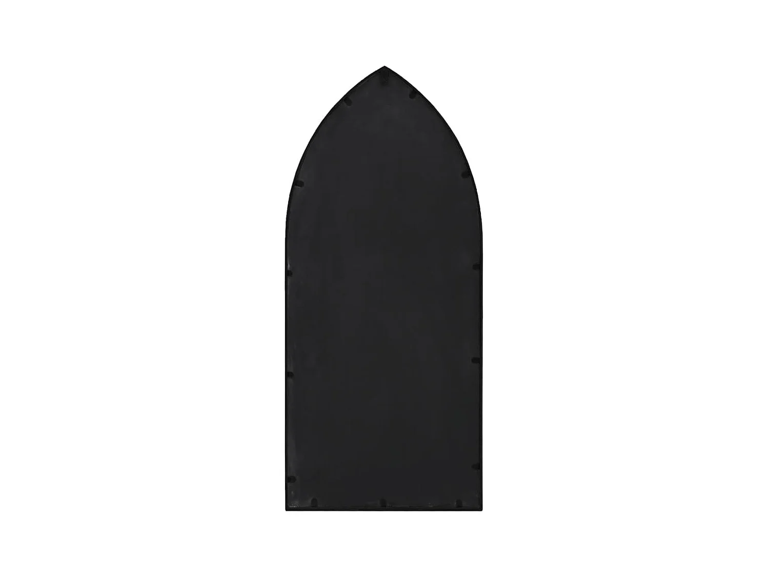 Zwarte spiegel 100x45 cm IJzer voor binnengebruik