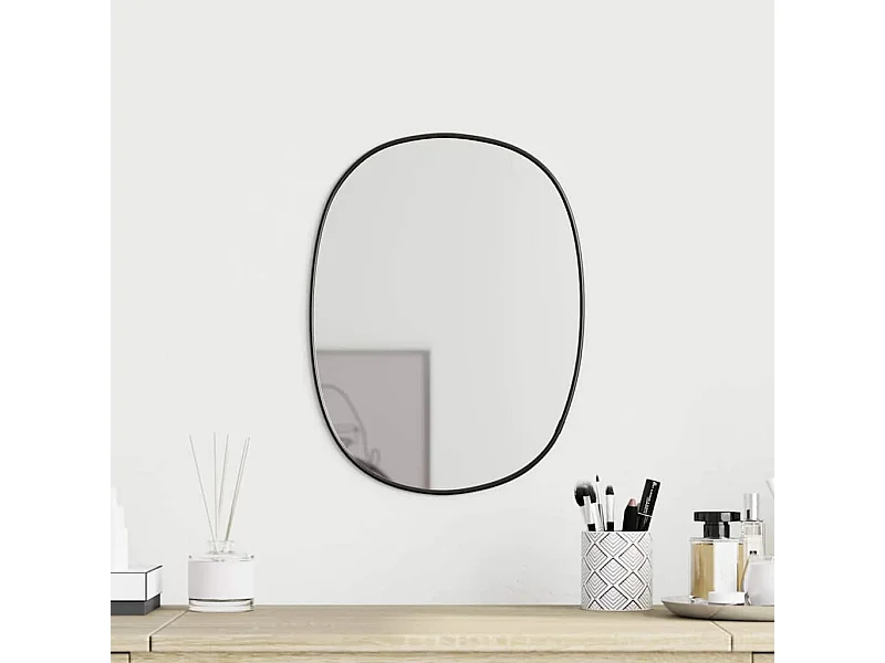 Miroir mural Noir 40x30 cm