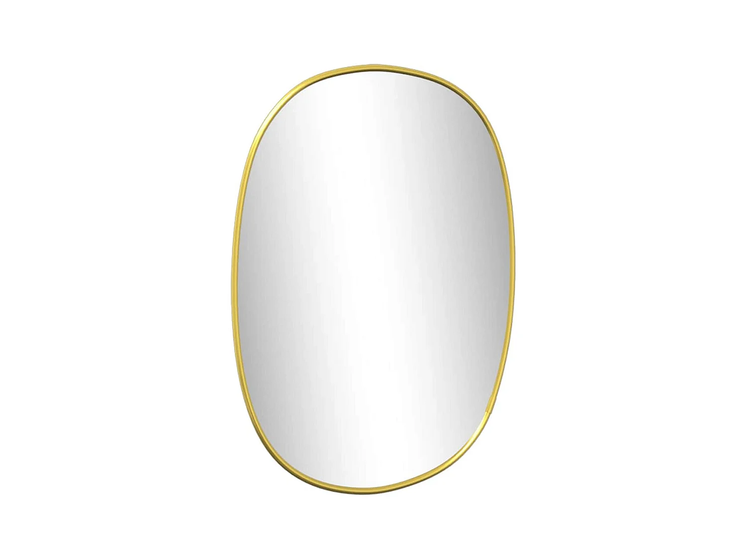 Miroir mural Doré 30x25 cm