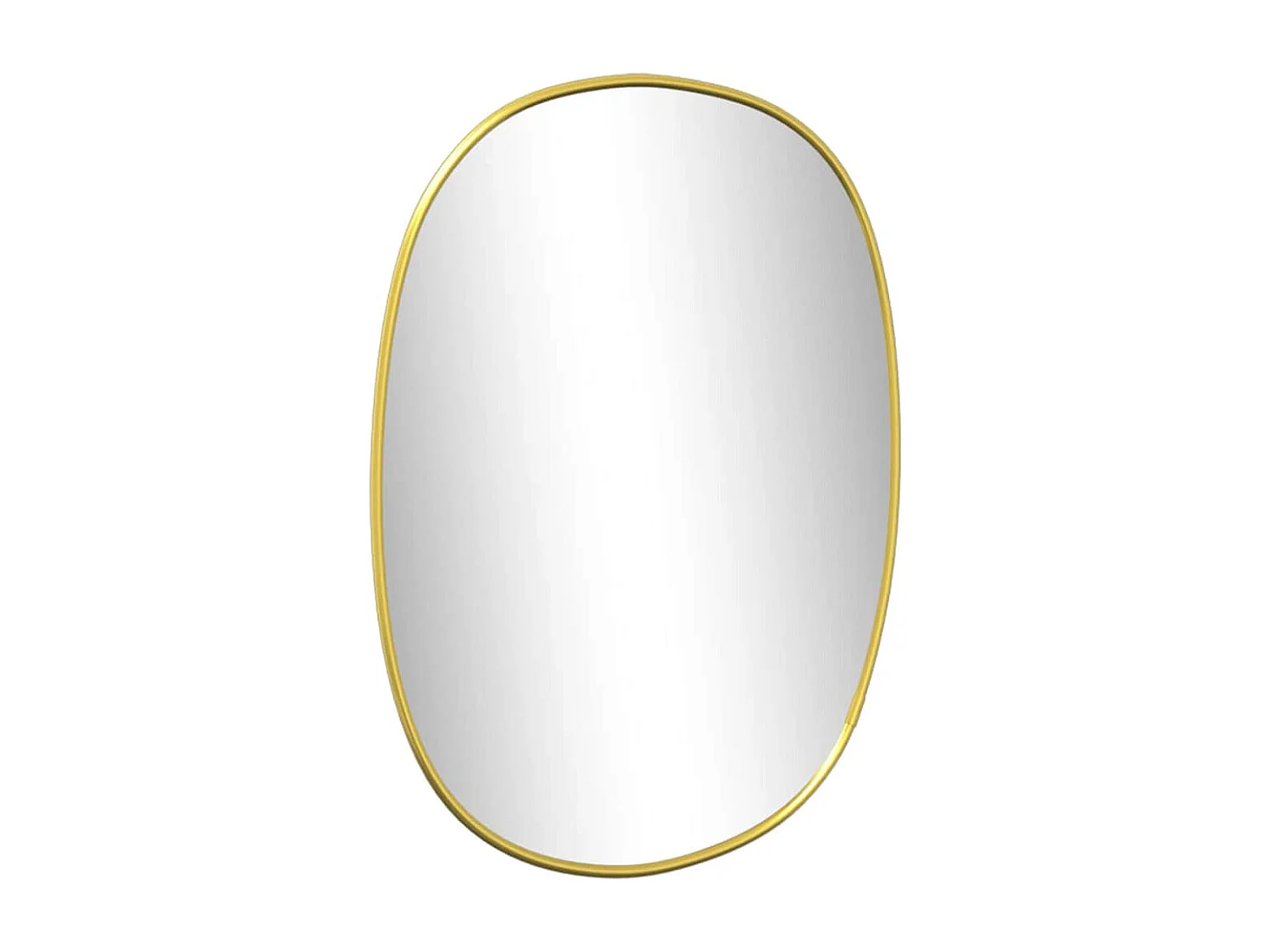 Miroir mural Doré 30x25 cm