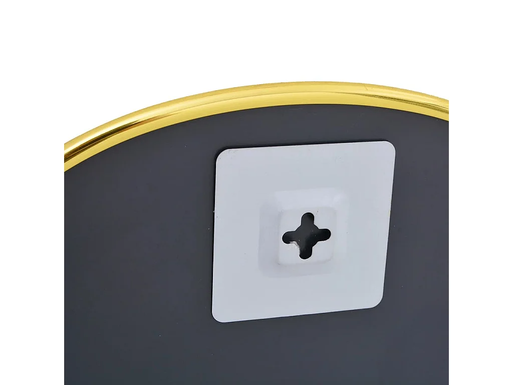 Miroir mural Doré 30x25 cm