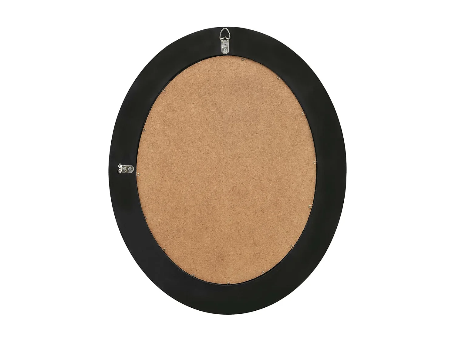 Espejo de pared estilo barroco 50x60 cm negro