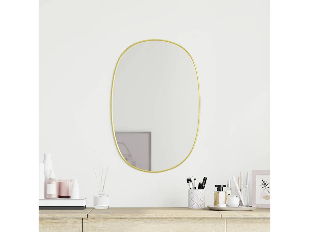 Miroir mural Doré 60x40 cm