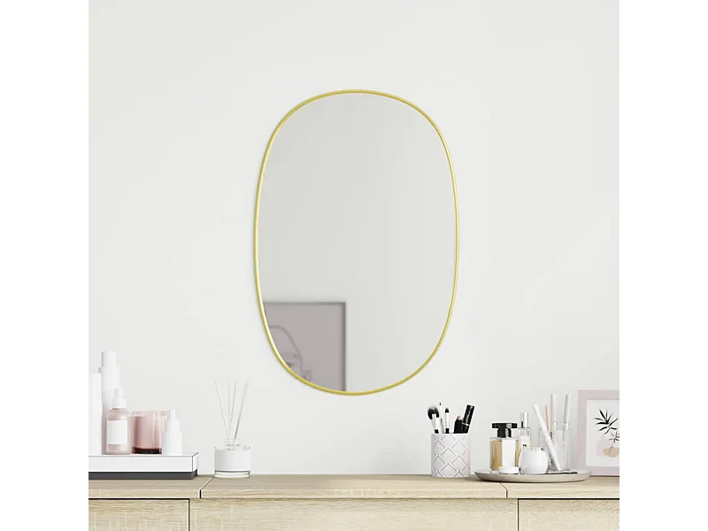 Gouden wandspiegel 60x40 cm