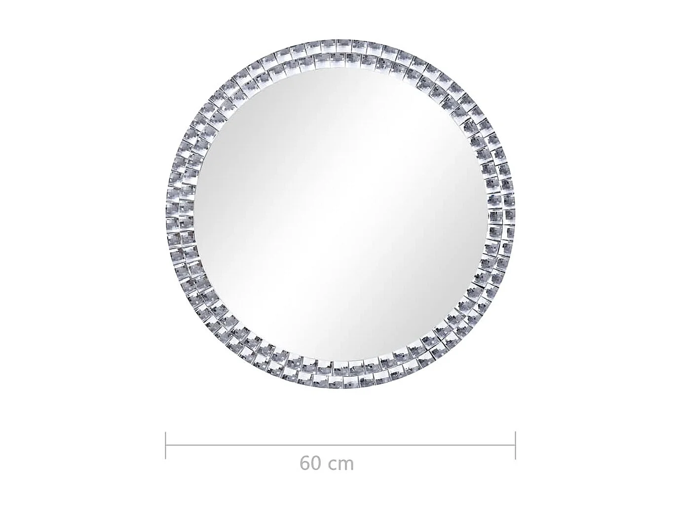 60 cm wandspiegel Gehard glas