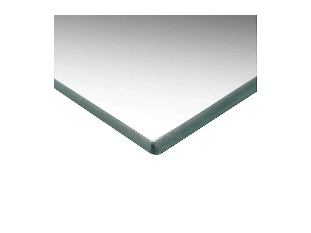 Rahmenloser Wandspiegel mit LED-Beleuchtung, rechteckig, Glas