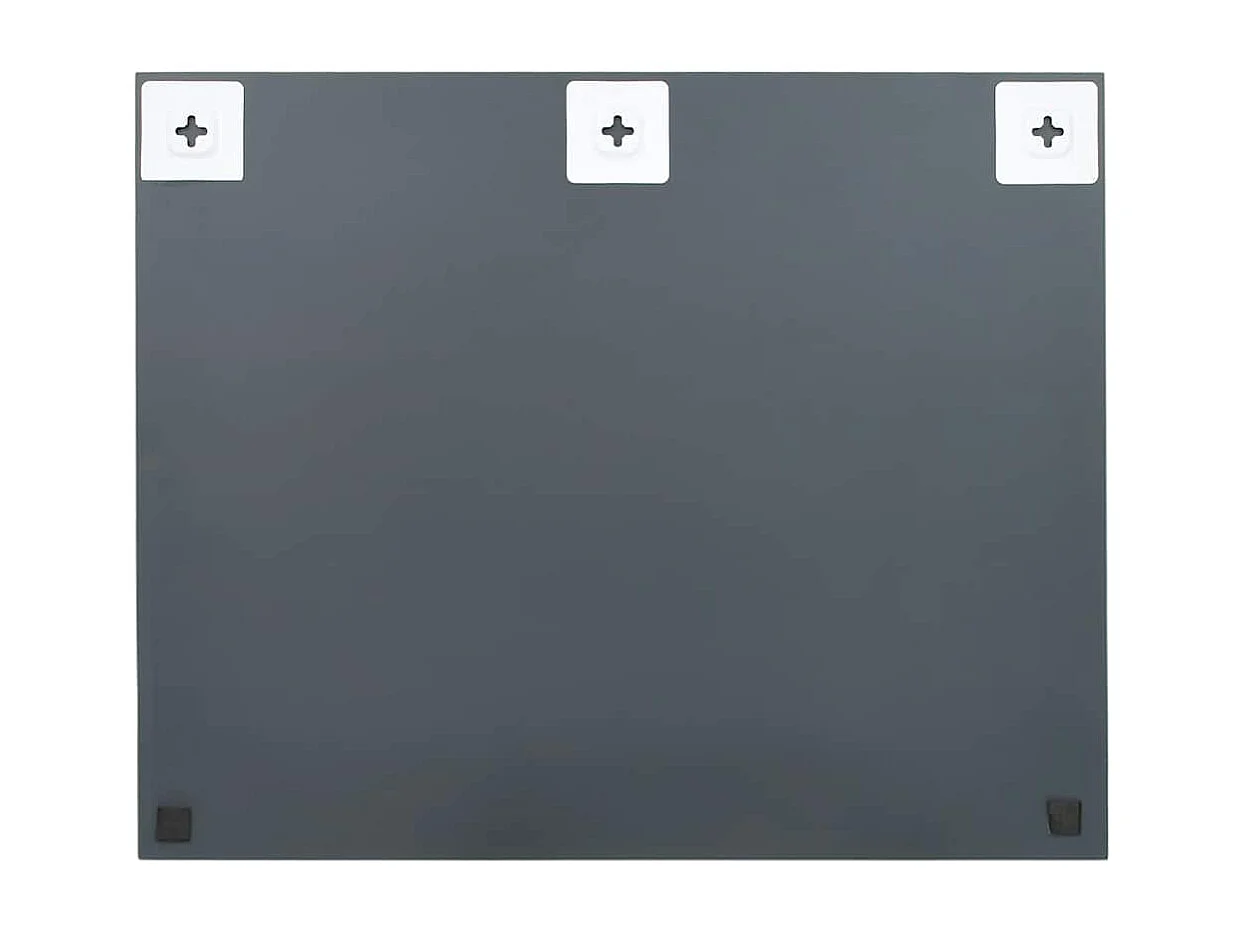 Specchio da parete senza cornice con luci a LED in vetro rettangolare