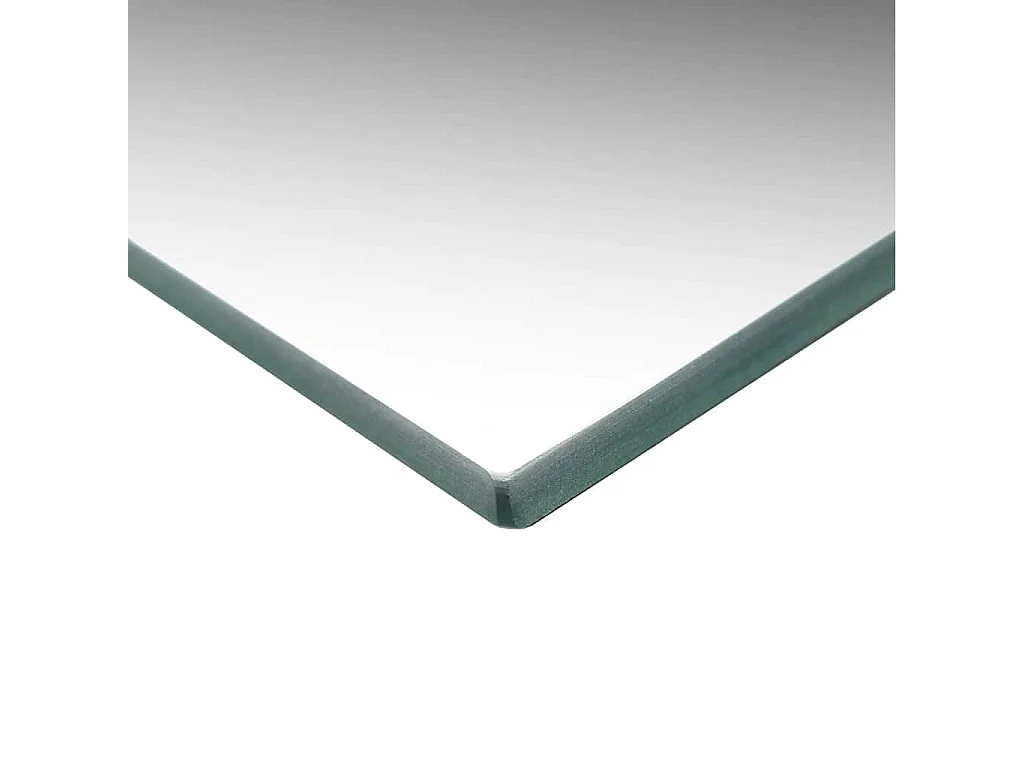 Specchio da parete senza cornice con luci a LED in vetro rettangolare