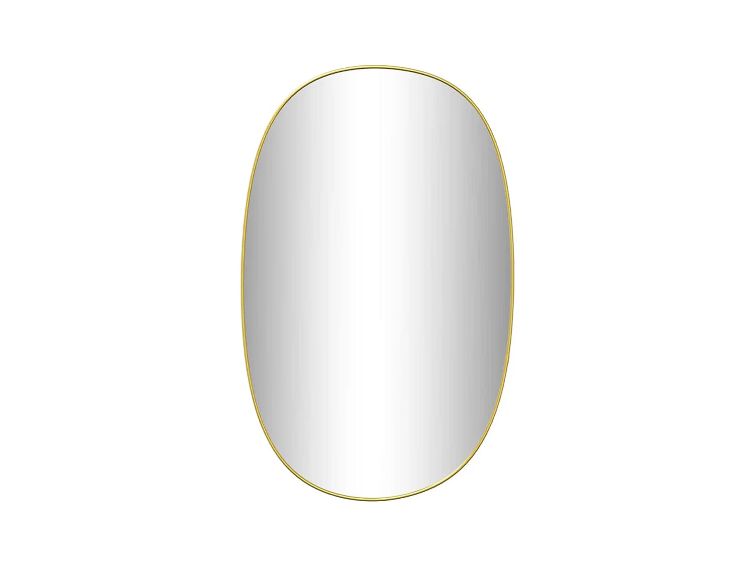 Miroir mural Doré 70x45 cm