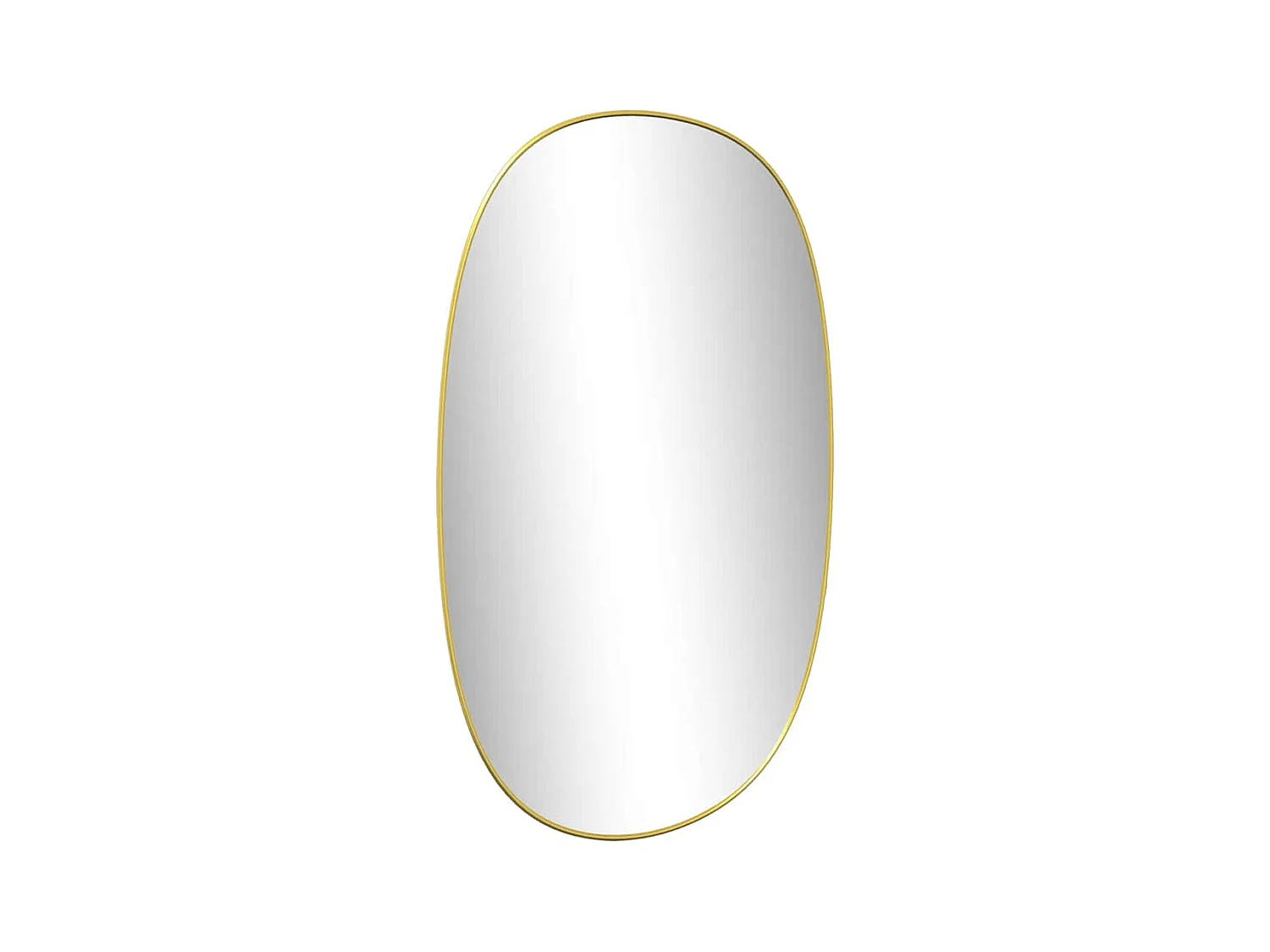 Miroir mural Doré 70x45 cm