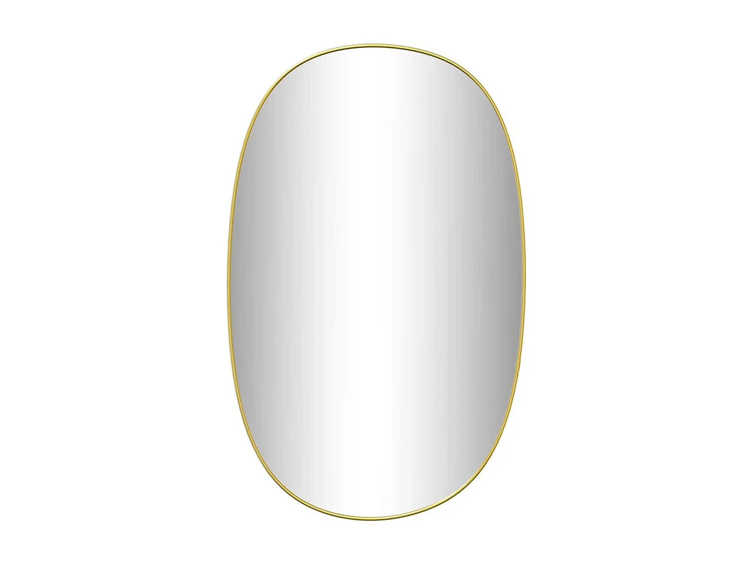 Miroir mural Doré 70x45 cm