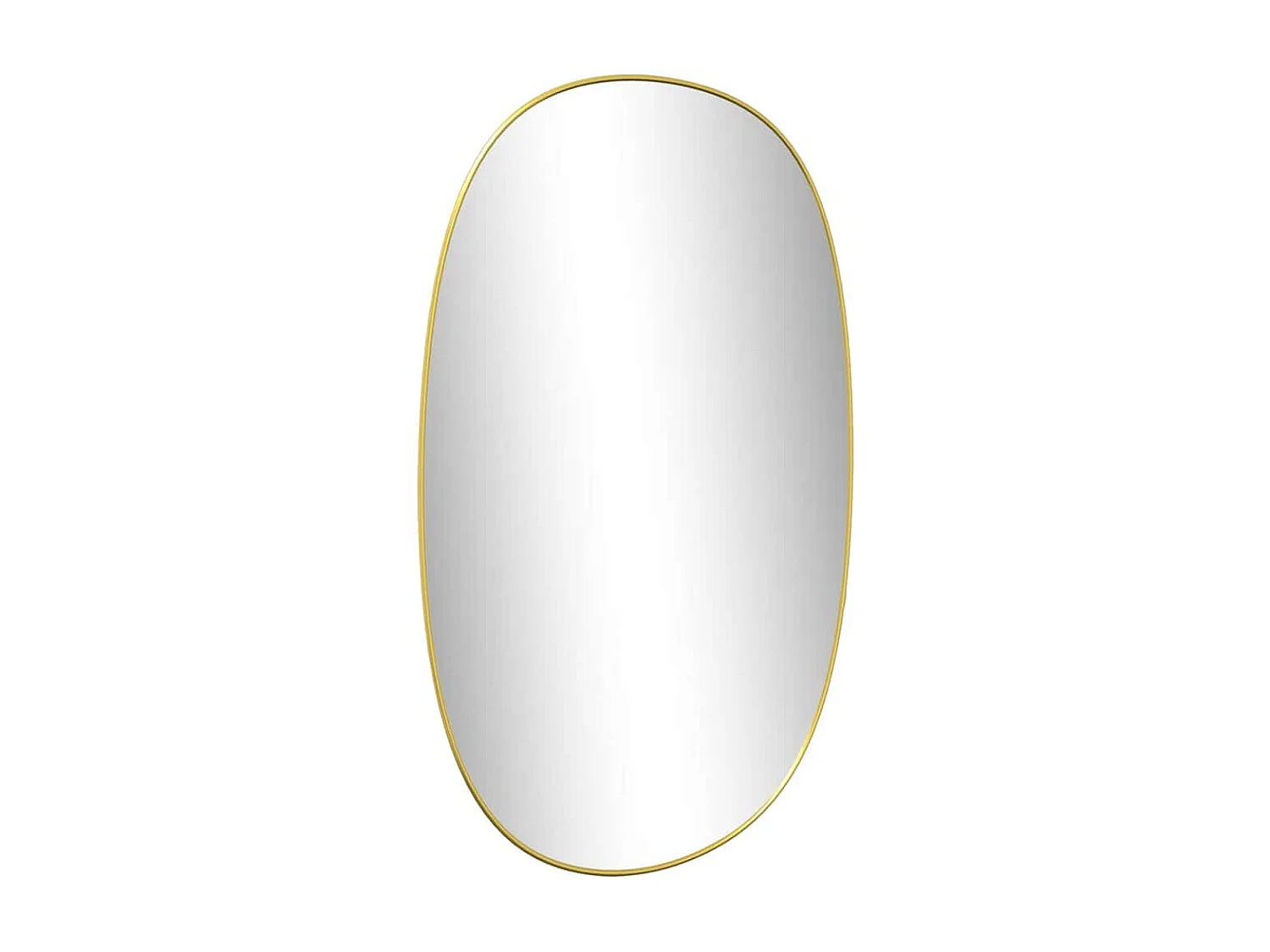 Miroir mural Doré 70x45 cm