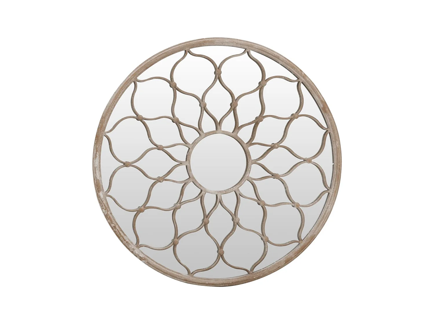 Miroir de jardin Sable 40x3 cm Fer Rond utilisation extérieure